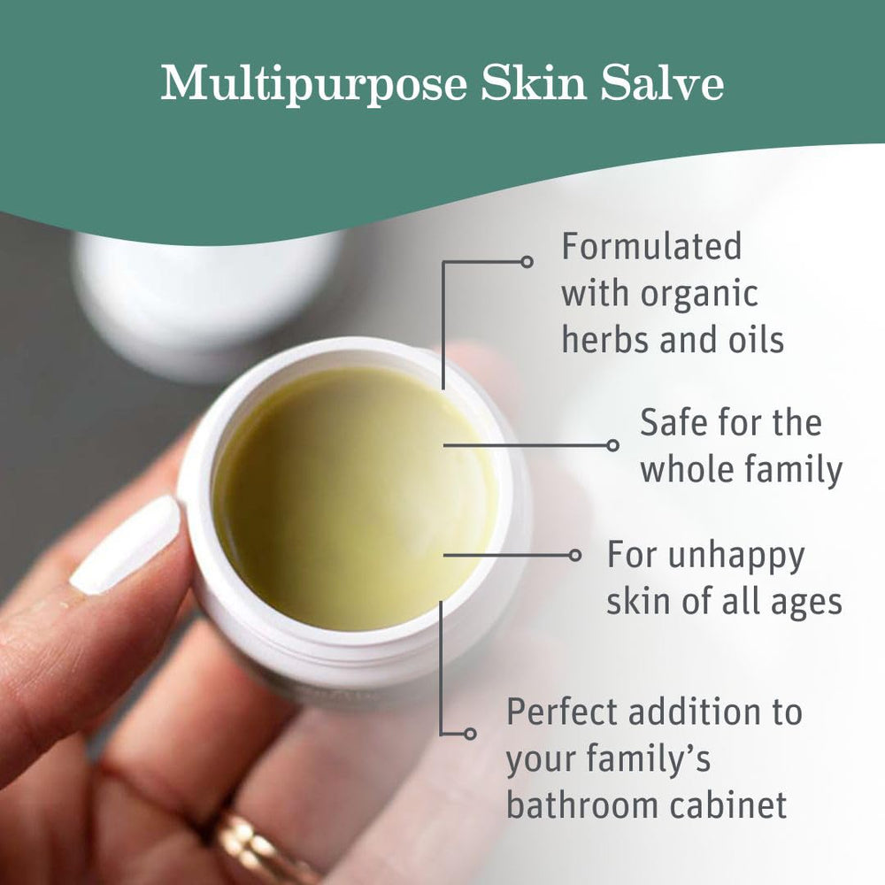 Earth Mama balm jar ready for daily skin nourishment