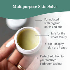 Earth Mama balm jar ready for daily skin nourishment