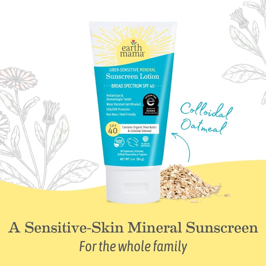 Earth Mama Uber-Sensitive: sin fragancia añadida, adecuado para piel sensible.