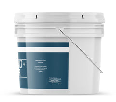 Earthborn Elements Lavender Epsom Salt crystals close-up emphasizes pure, undiluted formula.