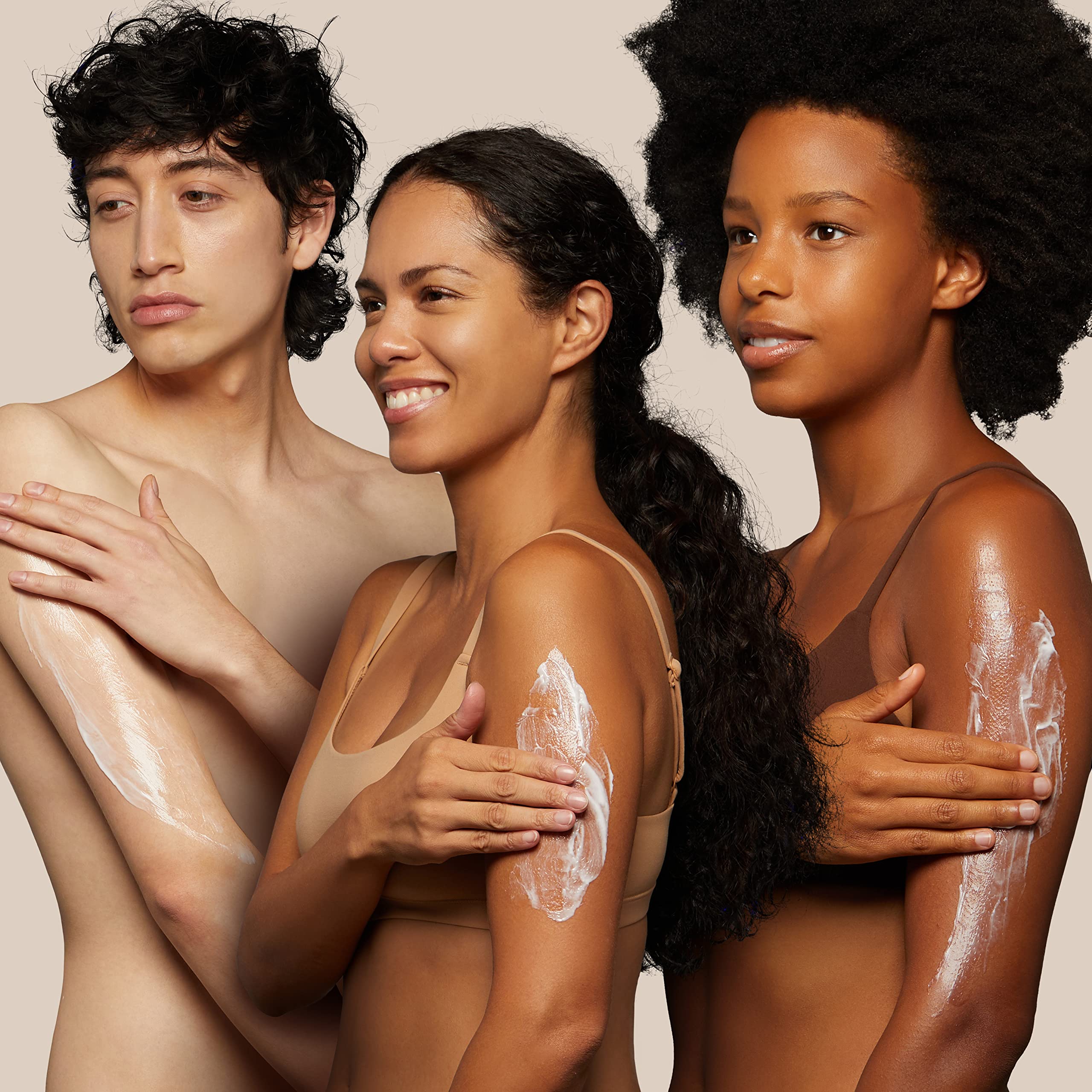 Earthley Wellness Magnesium Lotion belly-application image showing gentle coverage
