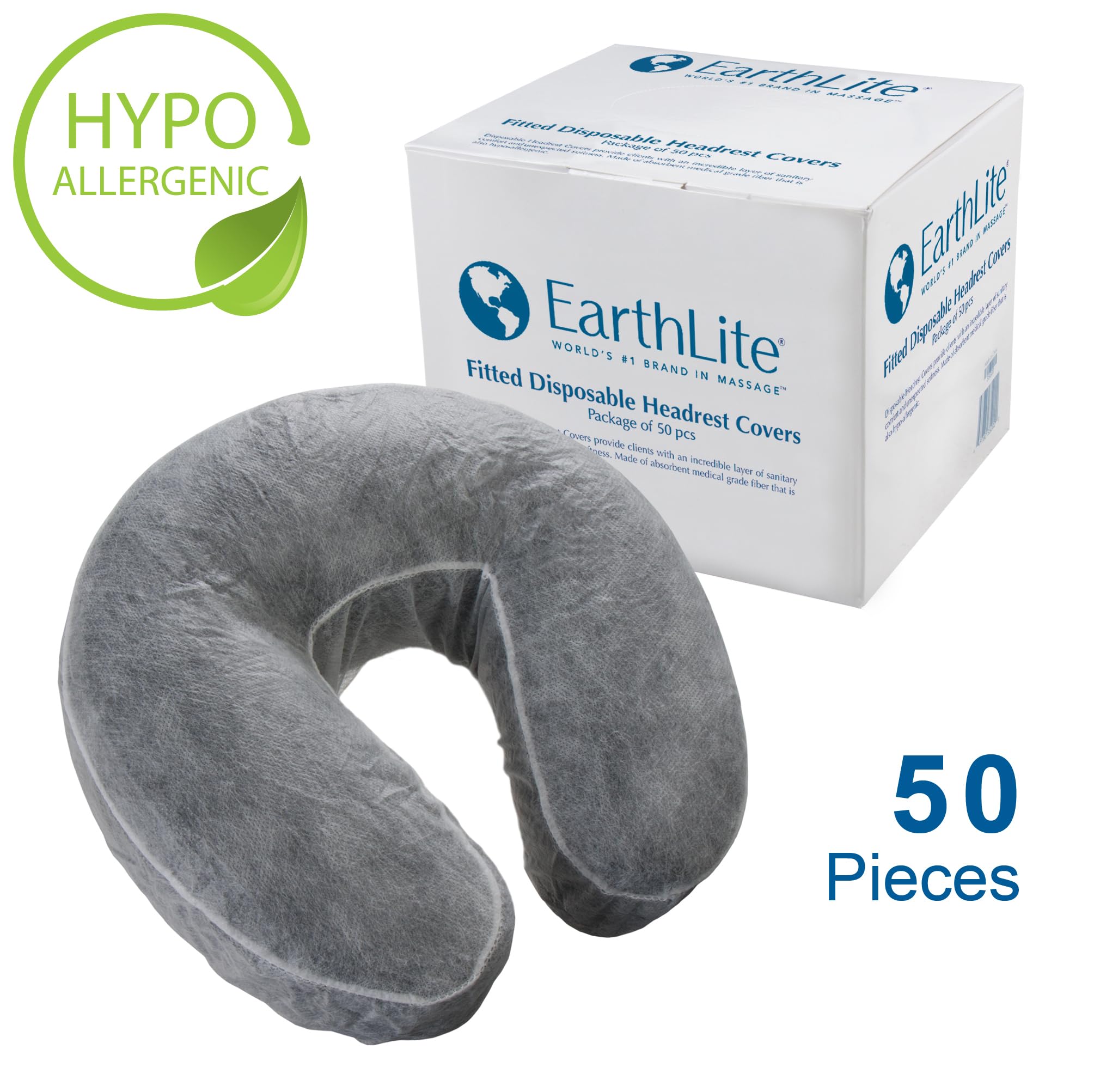 EarthLite crescent cushion-compatible face cradle cover protects cushions during sessions.