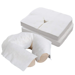 EarthLite disposable headrest cover, easy to use, quick setup for massage tables.