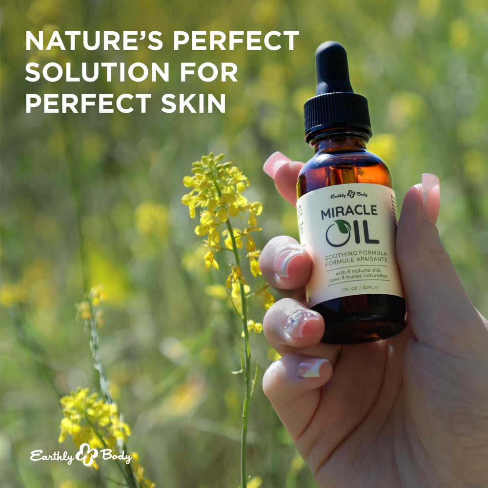 Earthly Body Miracle Oil: mezcla de aceites nutritivos para piel suave