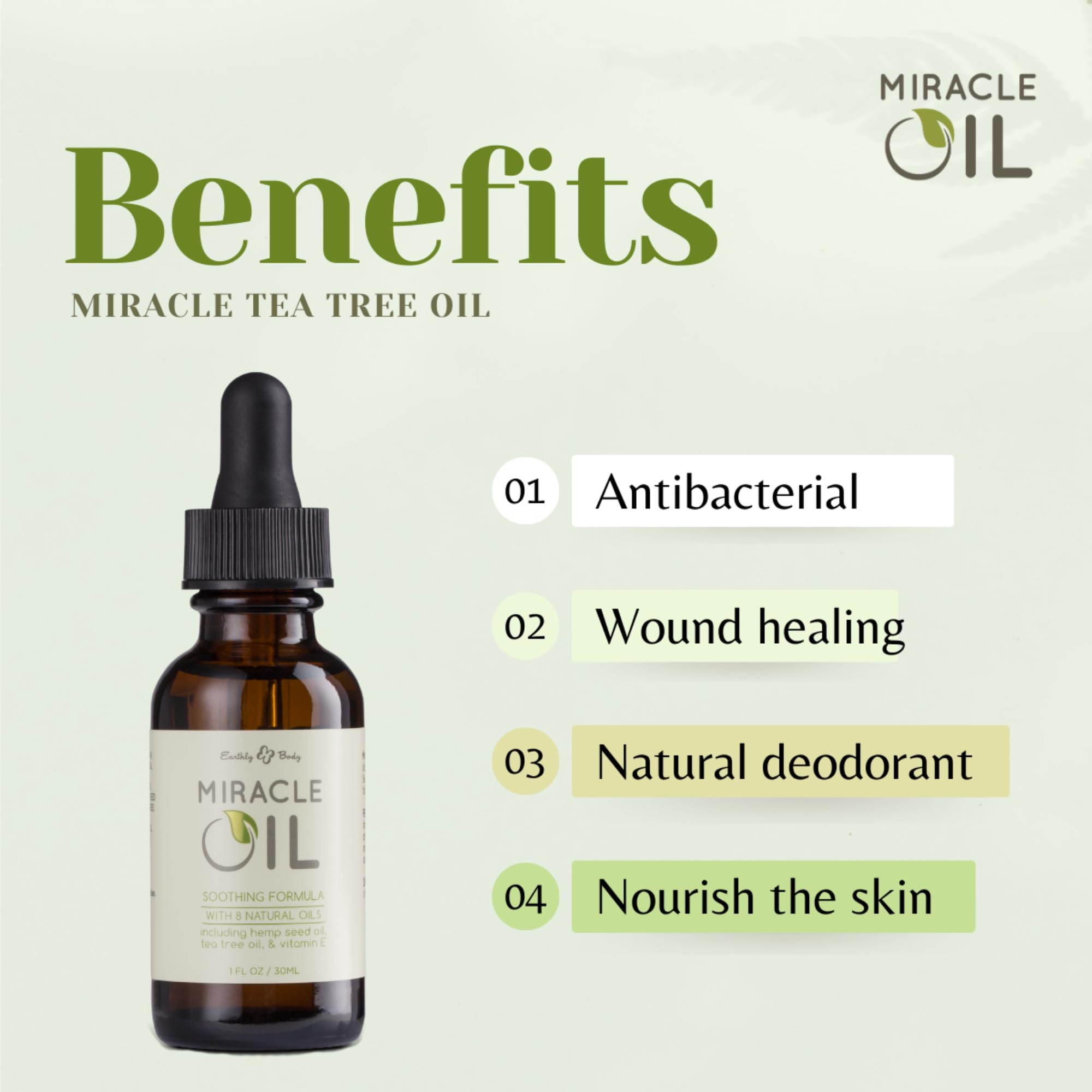 Earthly Body Miracle Oil: aplicación fácil para piel seca y sensible