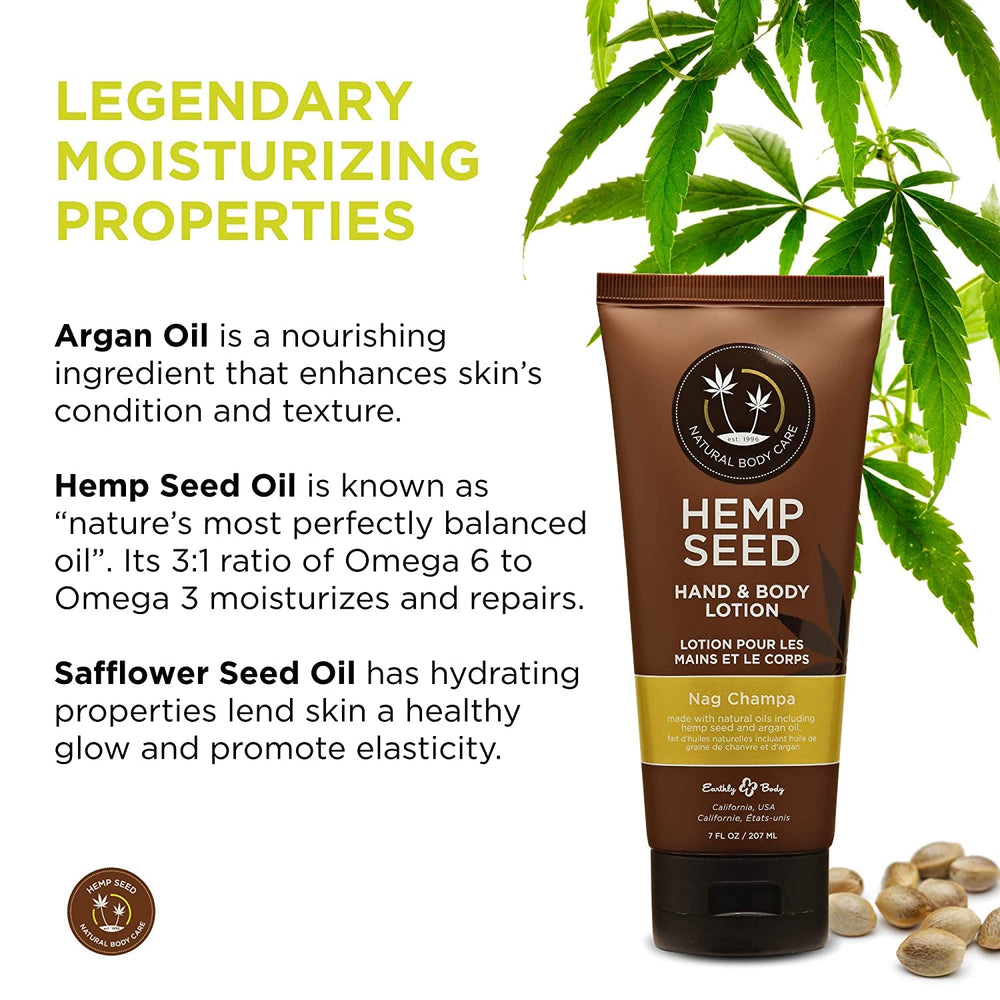 Aplicación suave con aceite de argán en la Loción Earthly Body