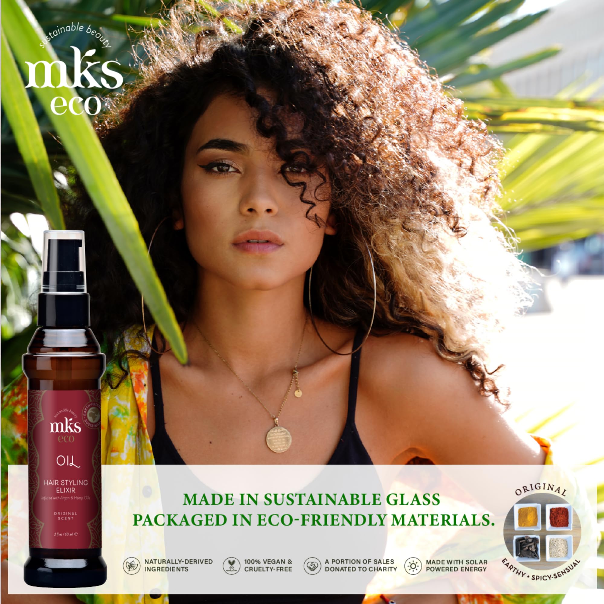 Earthly Body MKS Eco Oil Original, textura ligera ideal para uso diario