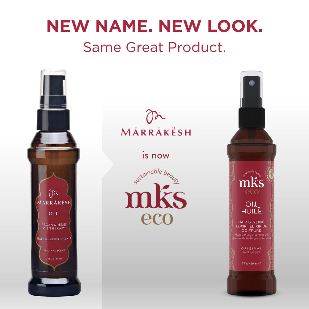 Earthly Body MKS Eco Oil Original, vertido en la palma para distribución uniforme