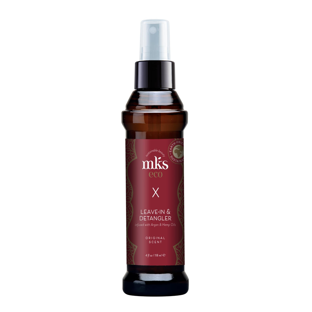 Earthly Body MKS eco X botella frontal para cuidado capilar y protección ligera