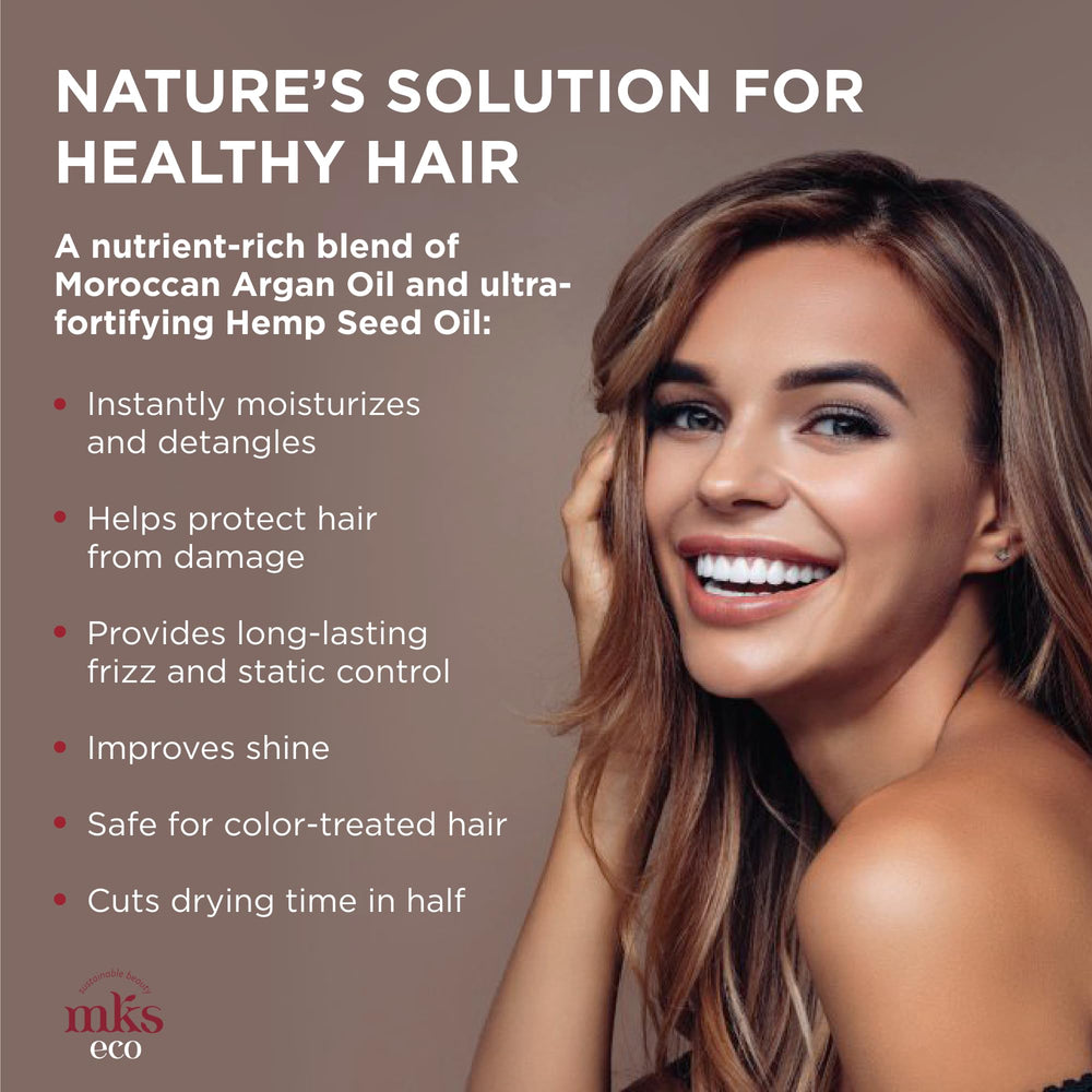 Earthly Body MKS eco X detangling formula softens knots