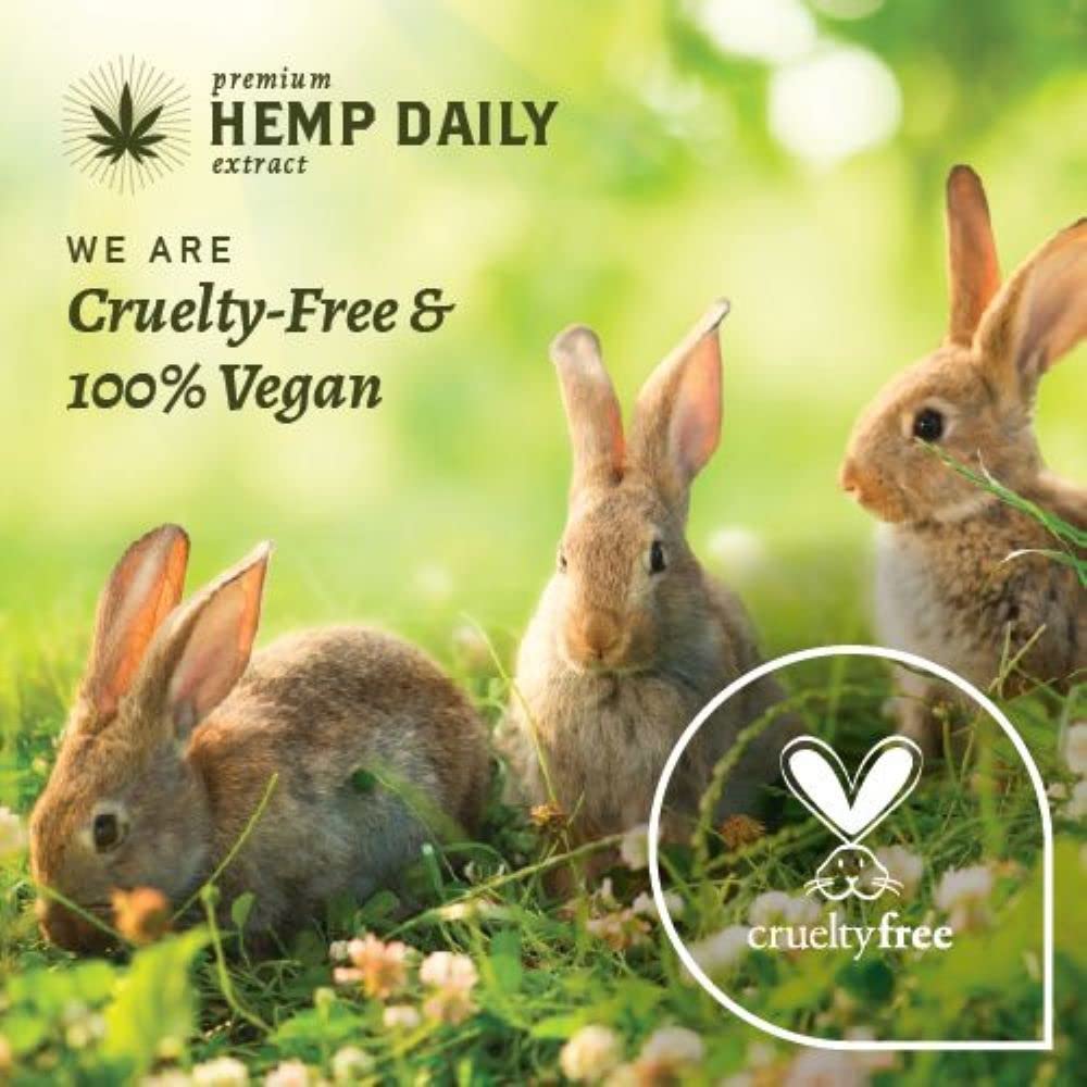 Earthly Body Premium Hemp Extract Daily Ultimate Cream 5oz jar on display.