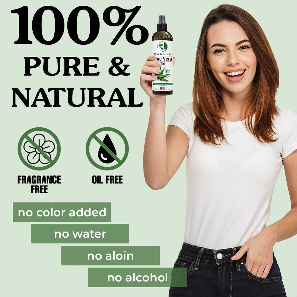 Earth's Daughter Aloe: aplicación suave en piel para calmar irritaciones