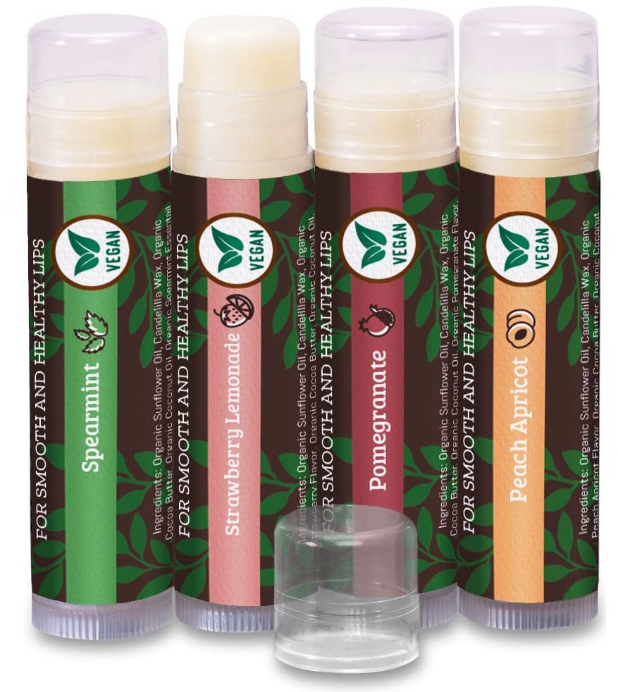 Earth's Daughter bálsamo labial vegano – vista frontal del envase para protección diaria.