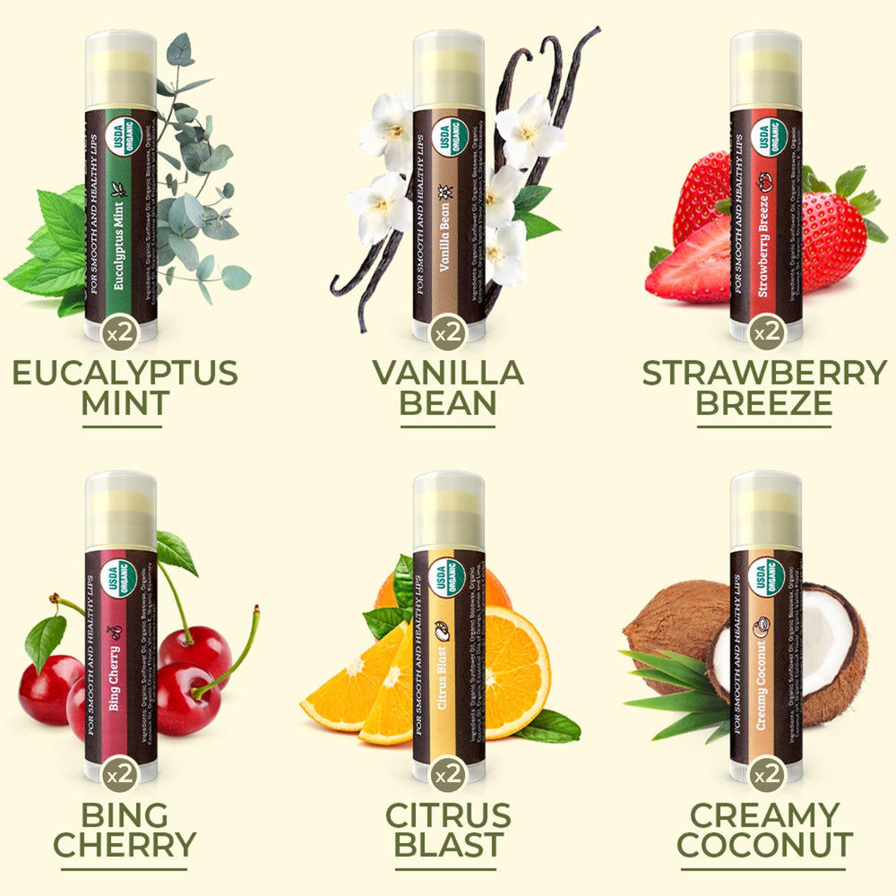 Earth's Daughter Balsamo Labios Orgánico USDA, fórmula segura para labios sensibles.