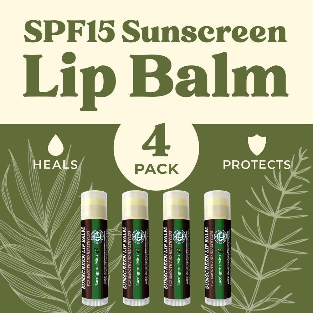 Earth's Daughter bálsamo labial SPF 15 para aplicación suave y rápida.