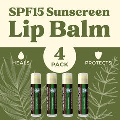 Earth's Daughter bálsamo labial SPF 15 para aplicación suave y rápida.
