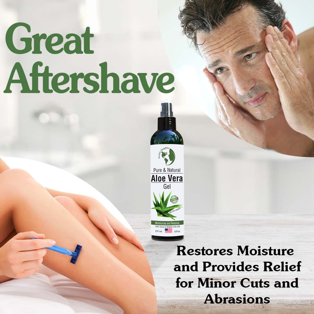 Earth's Daughter gel aloe vera, textura ligera de rápida absorción