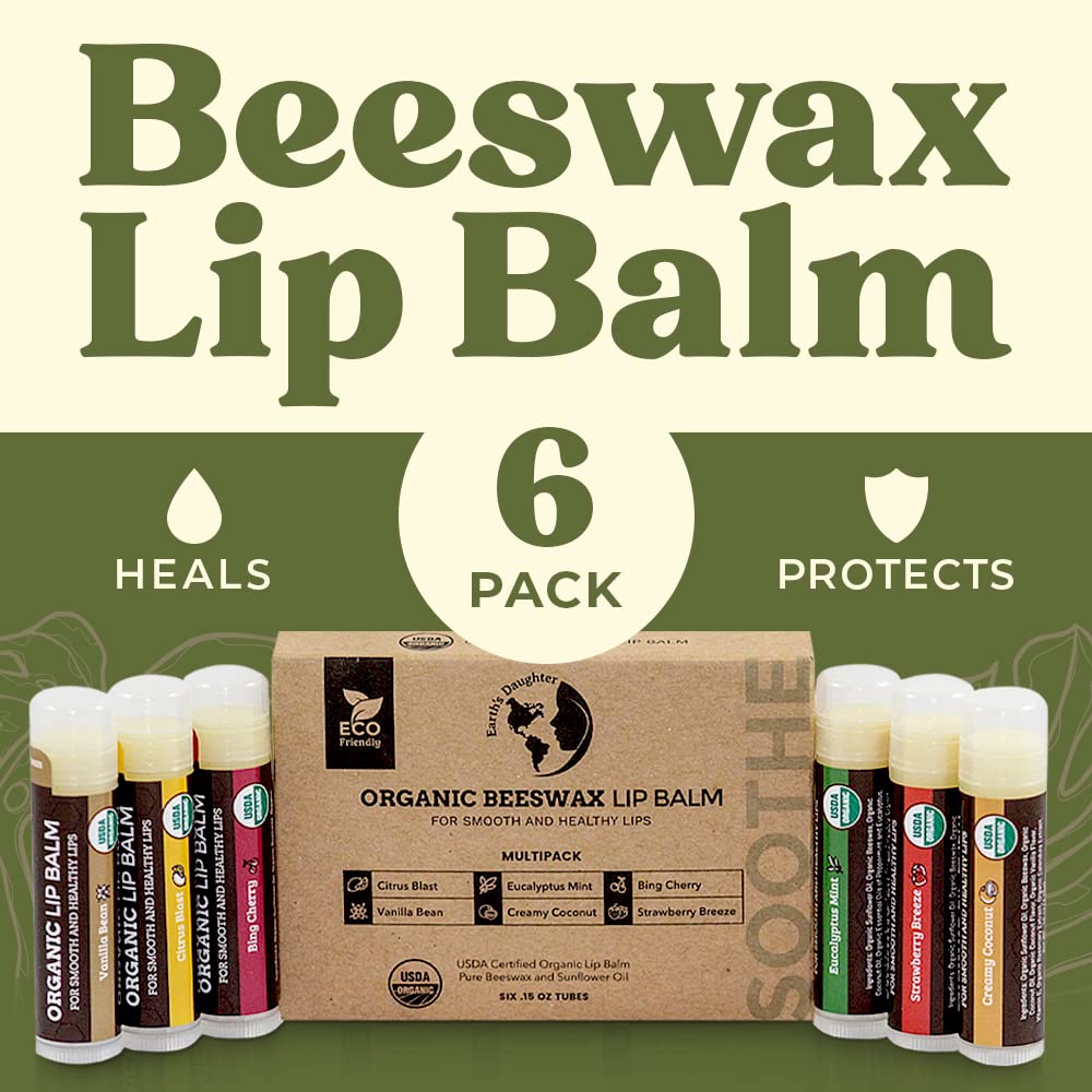 Earth's Daughter lip balm Strawberry Breeze supports lip comfort throughout the day.