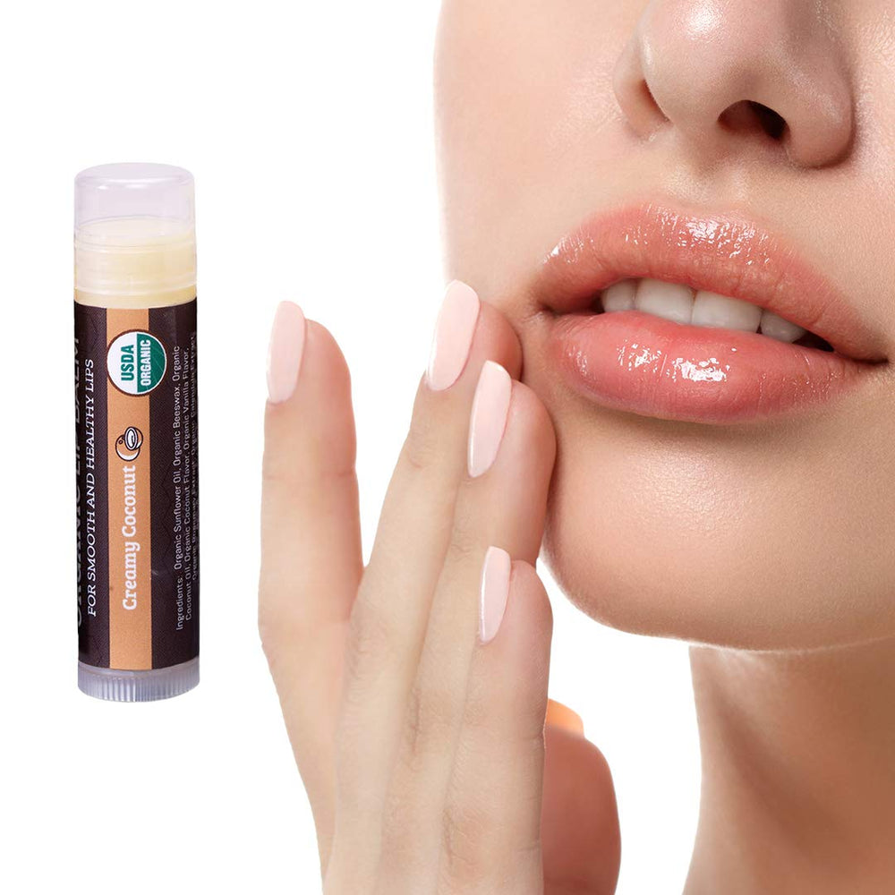 Non-GMO gluten-free lip balm by Earth's Daughter for pure care