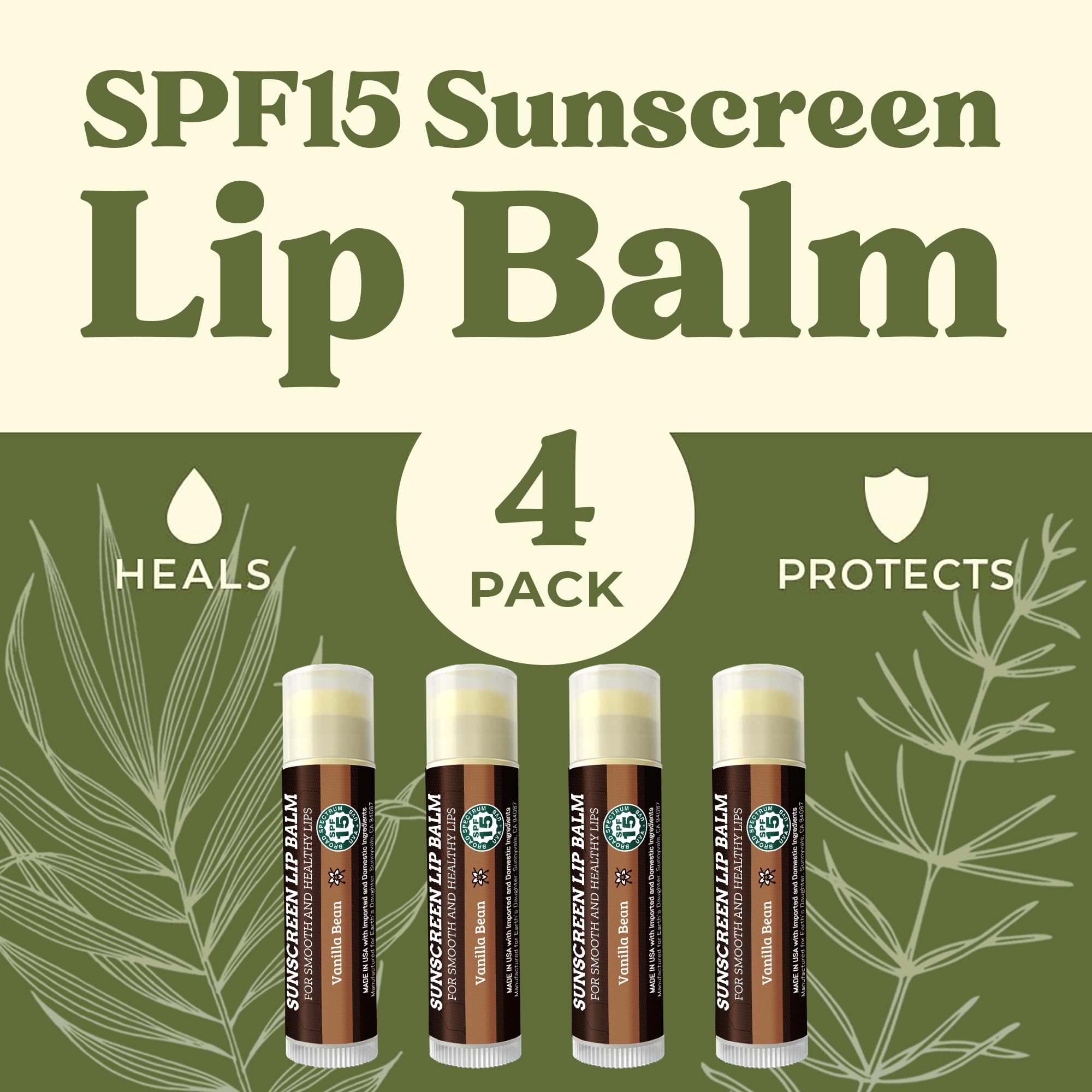 Earth's Daughter bálsamo labial SPF 15 en aplicación suave