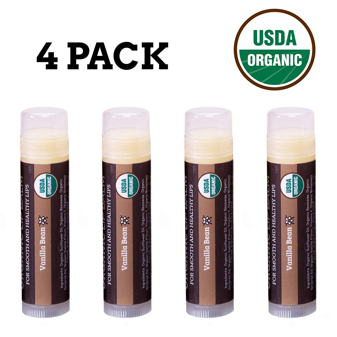 Earth's Daughter Vanilla Lip Balm safe for kids and adults