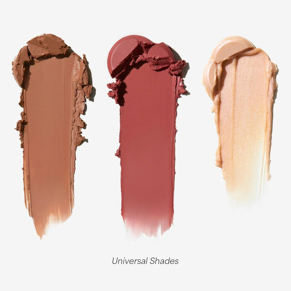 EarthsCure Glow Trio blush stick swatch for healthy flush