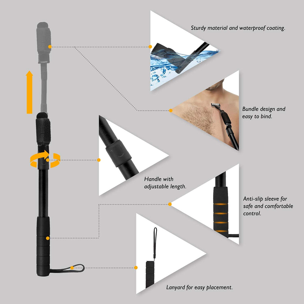 EASACE Bundle Head Design connects razors and brushes smoothly