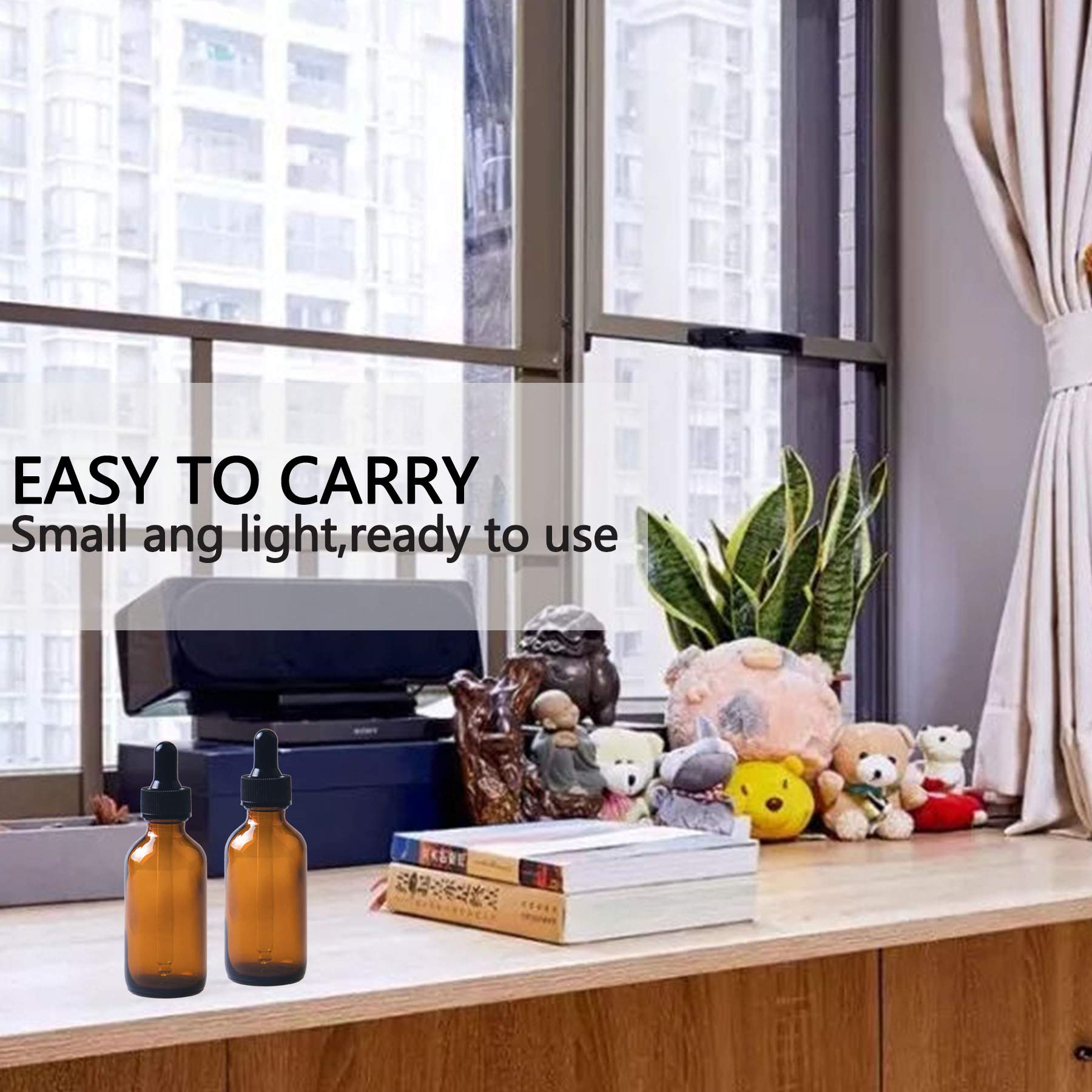 Easeen versatile bottles suit essential oils, perfumes, and light lotions.