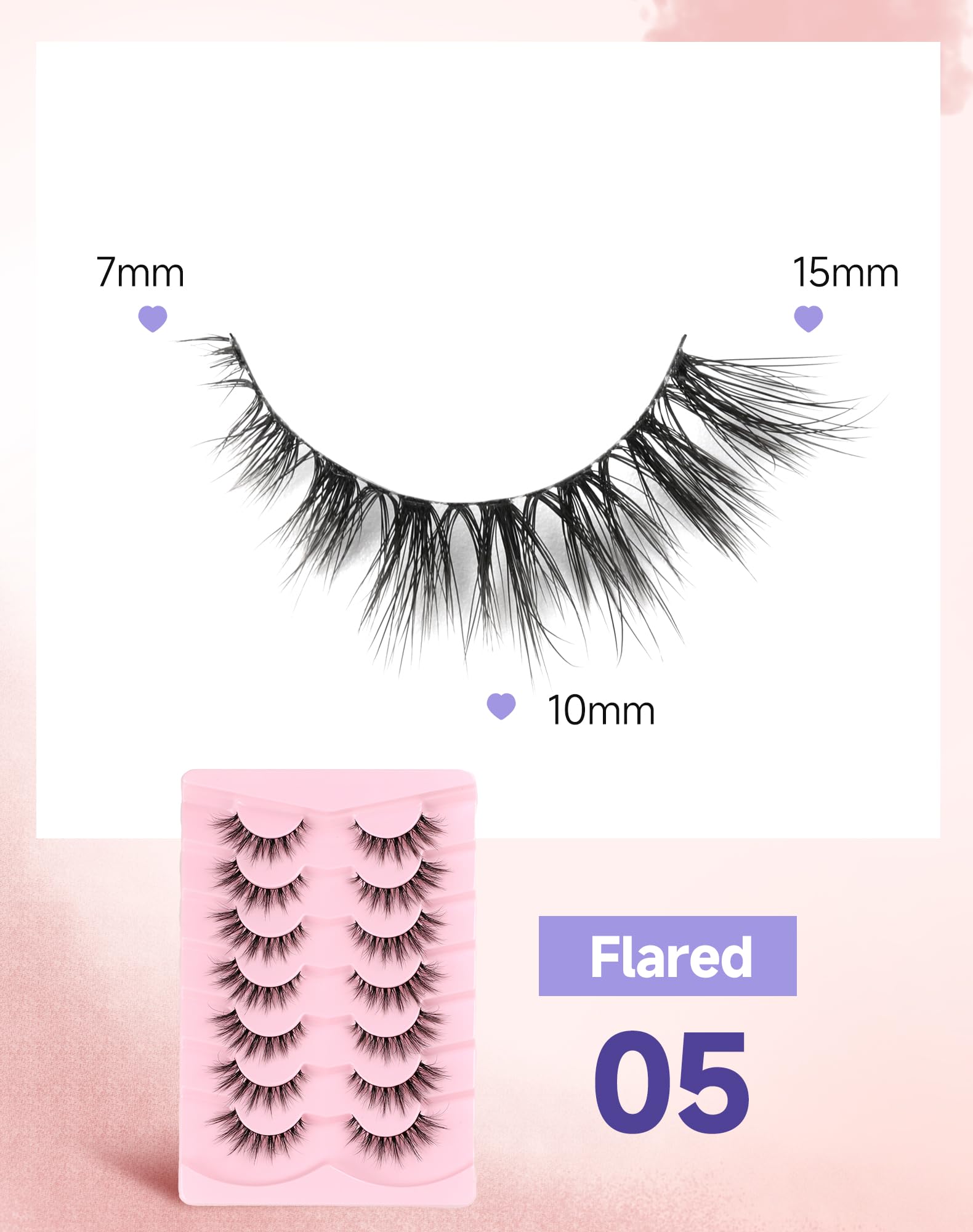 Easeful cat eye lashes perfect for daily wear and versatile looks