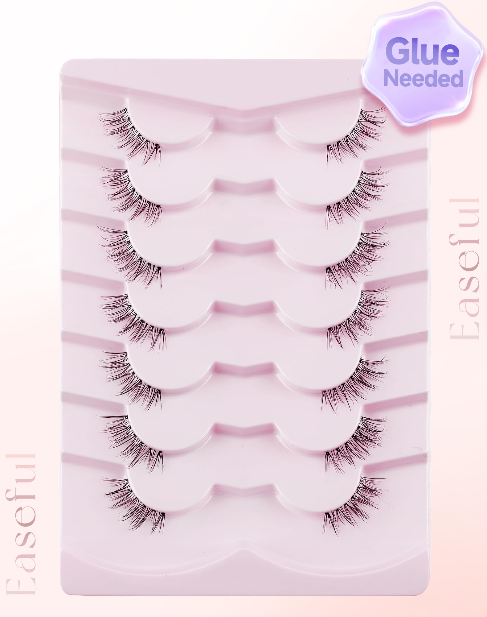 Easeful Half Lashes suitable for everyday events and date nights.