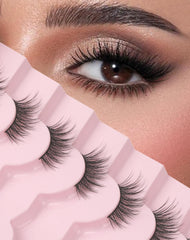 Easeful Half Lashes close-up showing flat band for secure wear