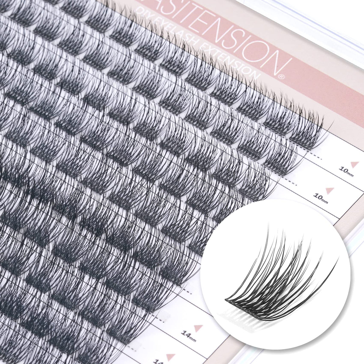 EASITENSION DIY lash clusters 120-pack for versatile home lash styling.