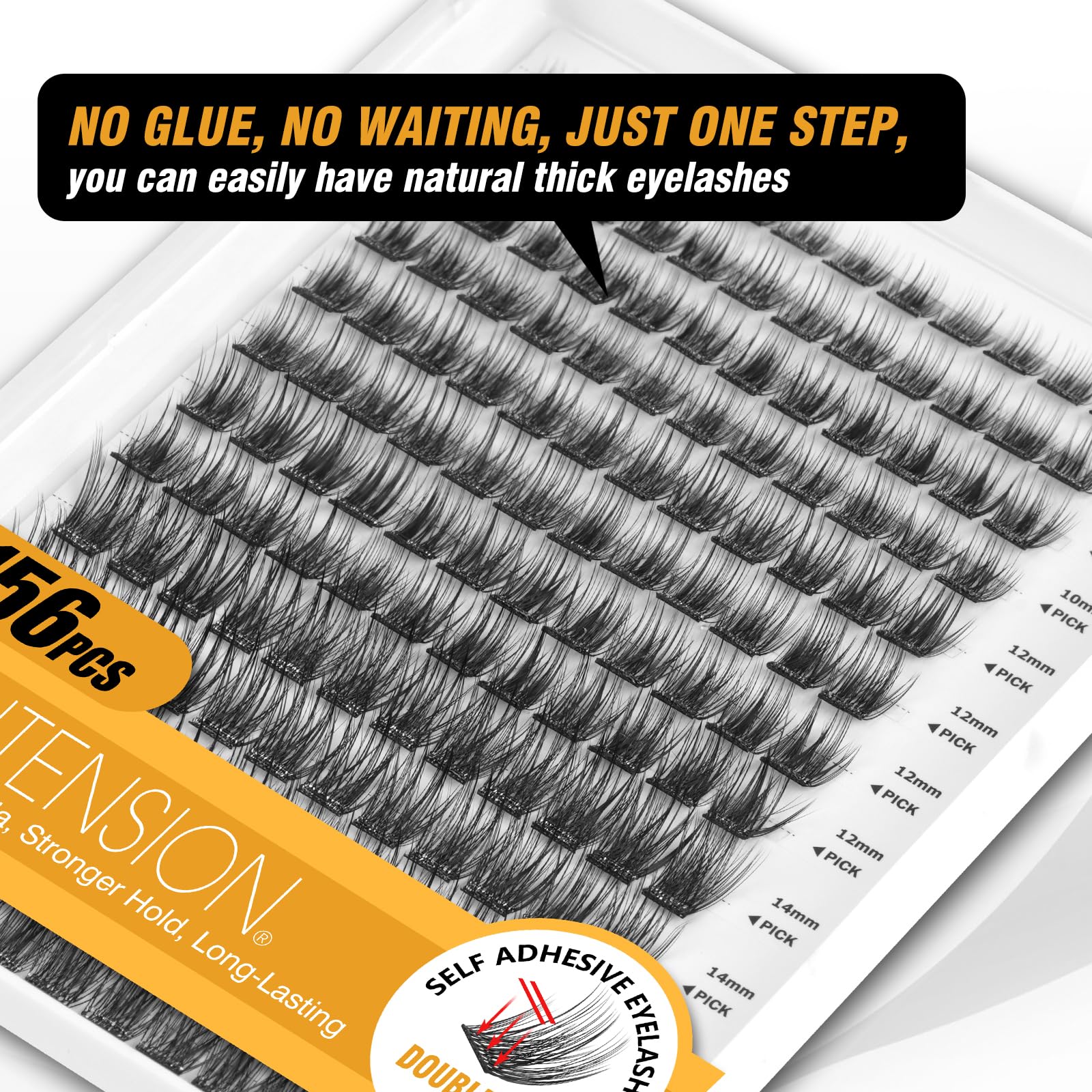 Premium Korean materials feel soft and natural on lashes.