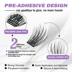EASITENSION no-glue design allows easy removal without residue