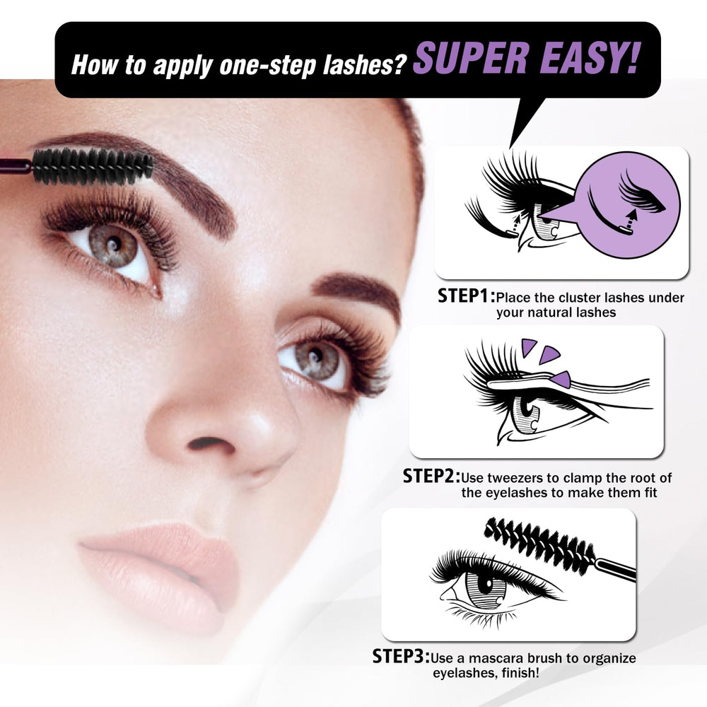 Pre-bonded clusters allow one-second styling for beginners.