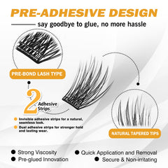 Removable without residue, leaving lashes clean and ready.