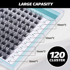 EASITENSION soft fiber lashes detail for featherlight comfort