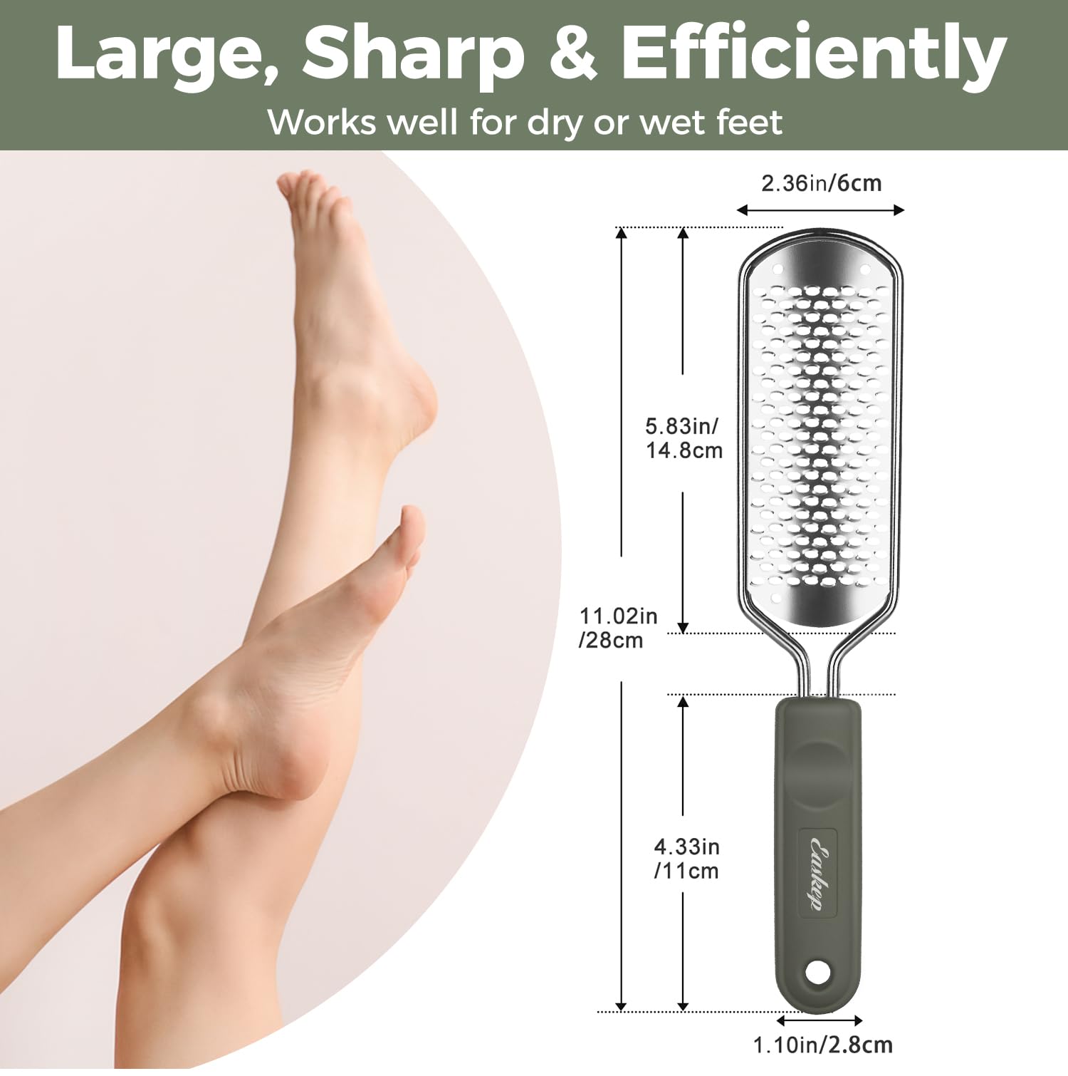Easkep anti-slip handle shown for comfortable, controlled scrubbing