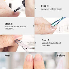 Easkep rainbow-finish cuticle nippers for small area precision