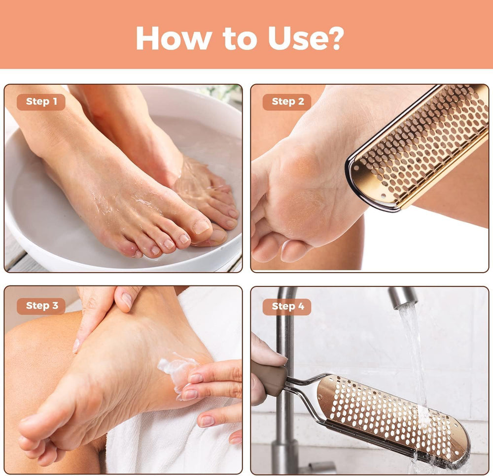 No sandpaper needed; easy cleaning under running water