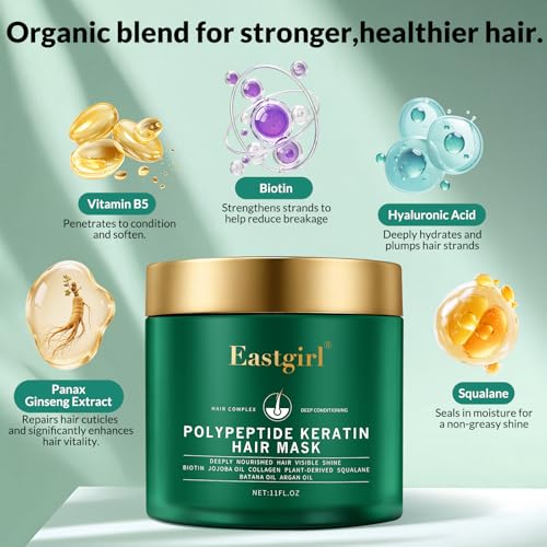 Eastgirl mezcla de aceites argán y batana para brillo y fortaleza