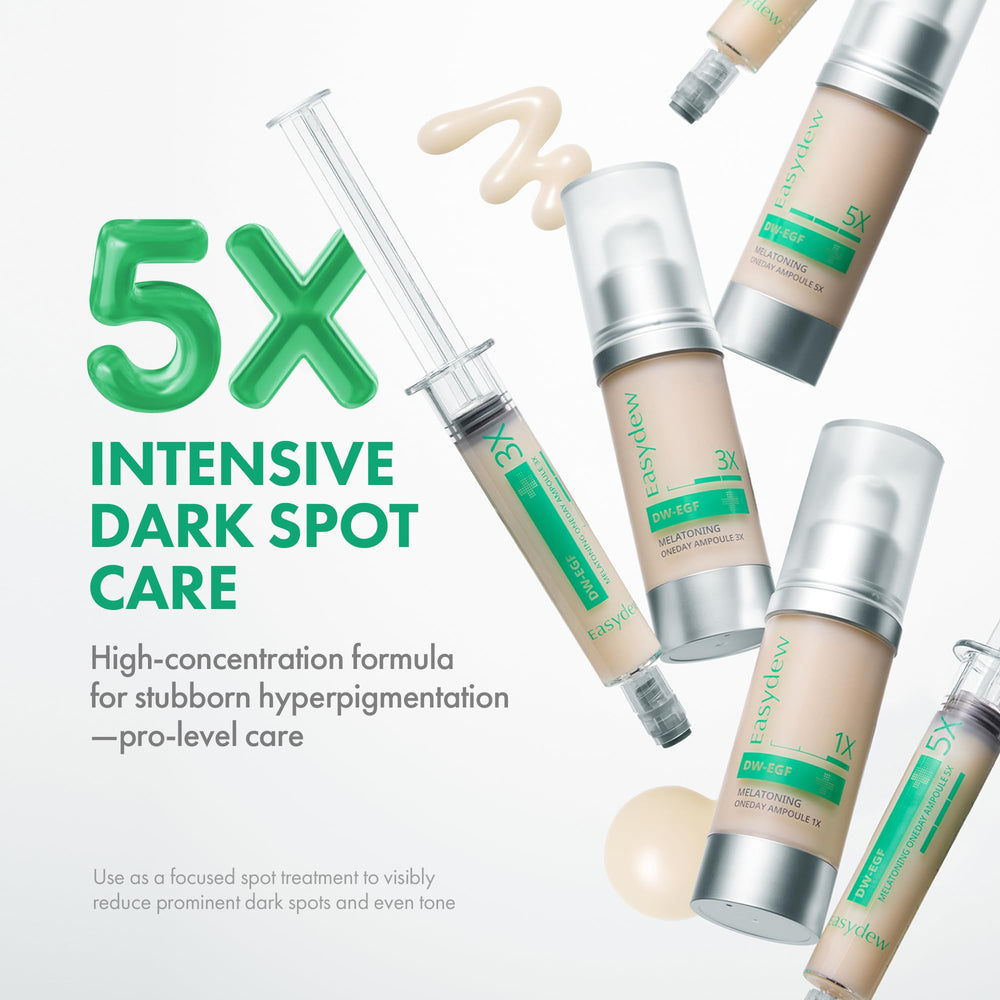 EASYDEW DW-EGF Melatoning Ampoule sealed packaging preserves formula freshness.