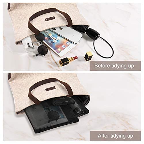 EASYFUN Mesh Pouch transparent mesh weave showing easy content identification.