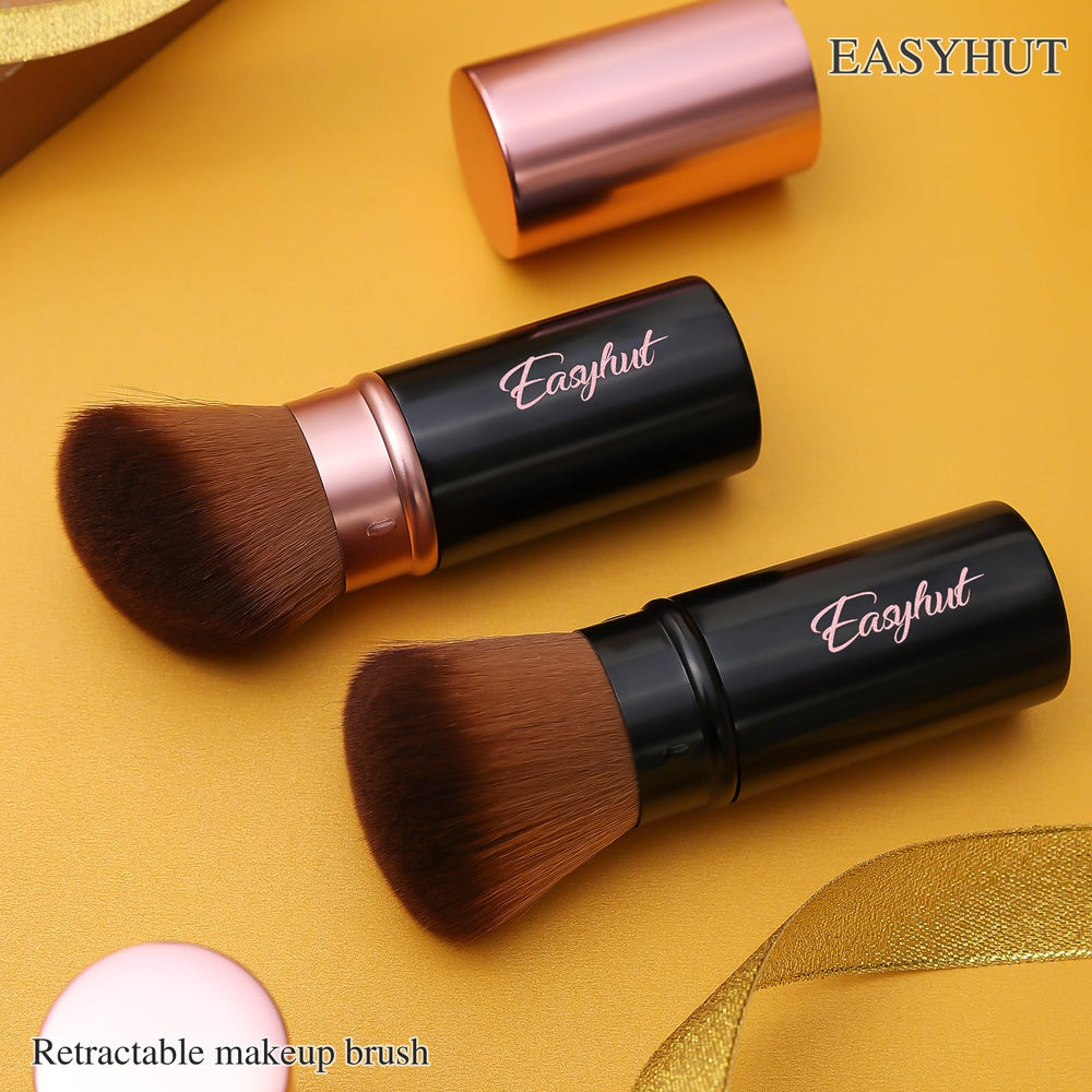 Easyhut retractable brushes stay clean and portable between uses