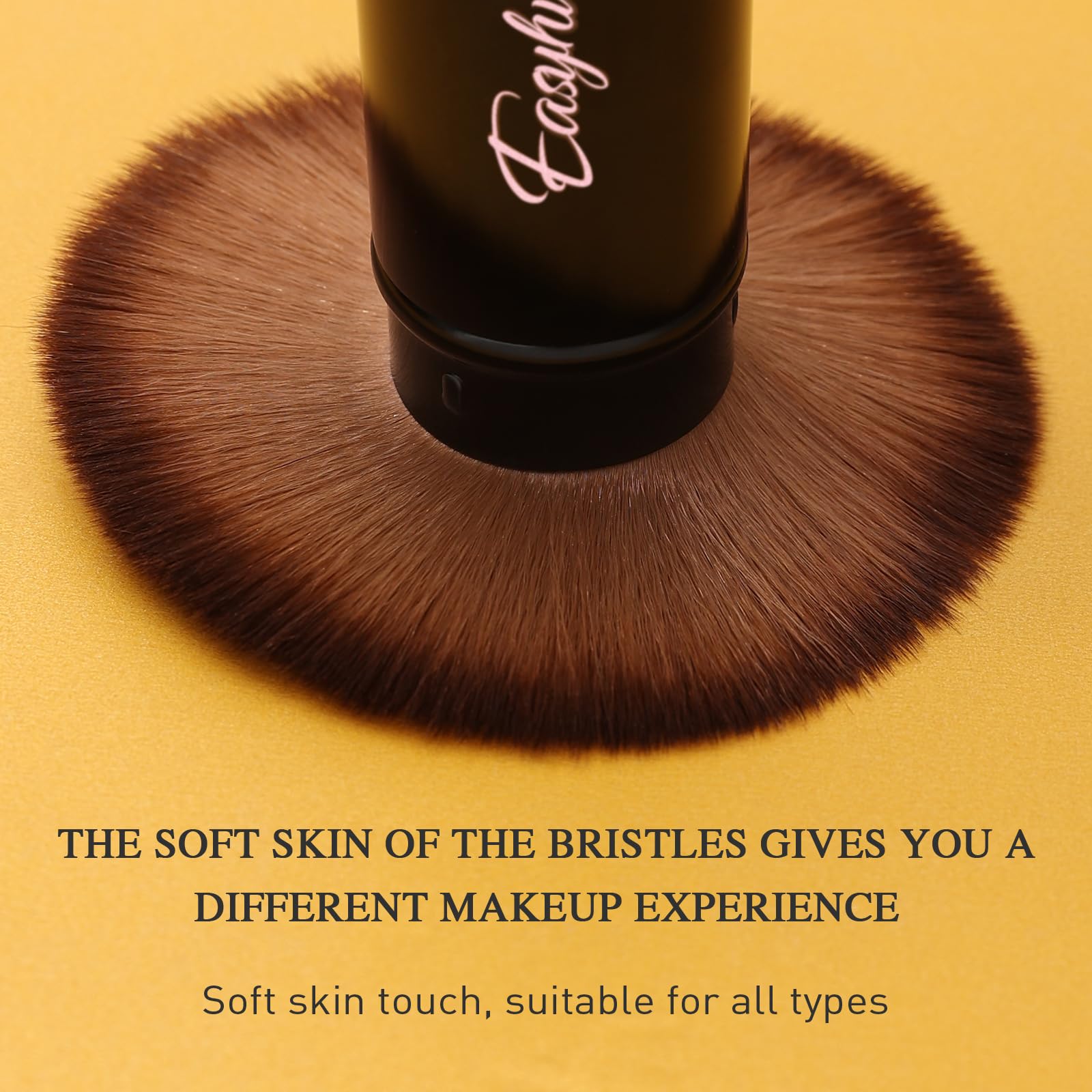 Easyhut brush pair displayed in packaging, perfect as a giftable travel cosmetic