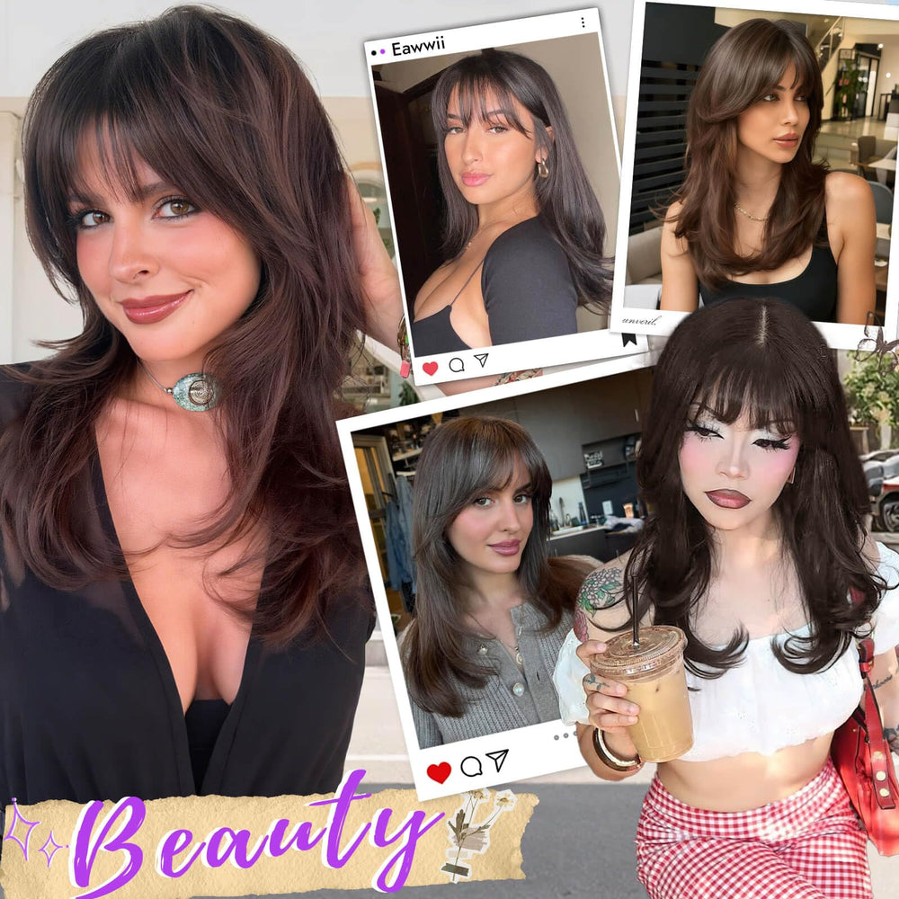Eawwii wig back comb adjustable cap for secure fit.