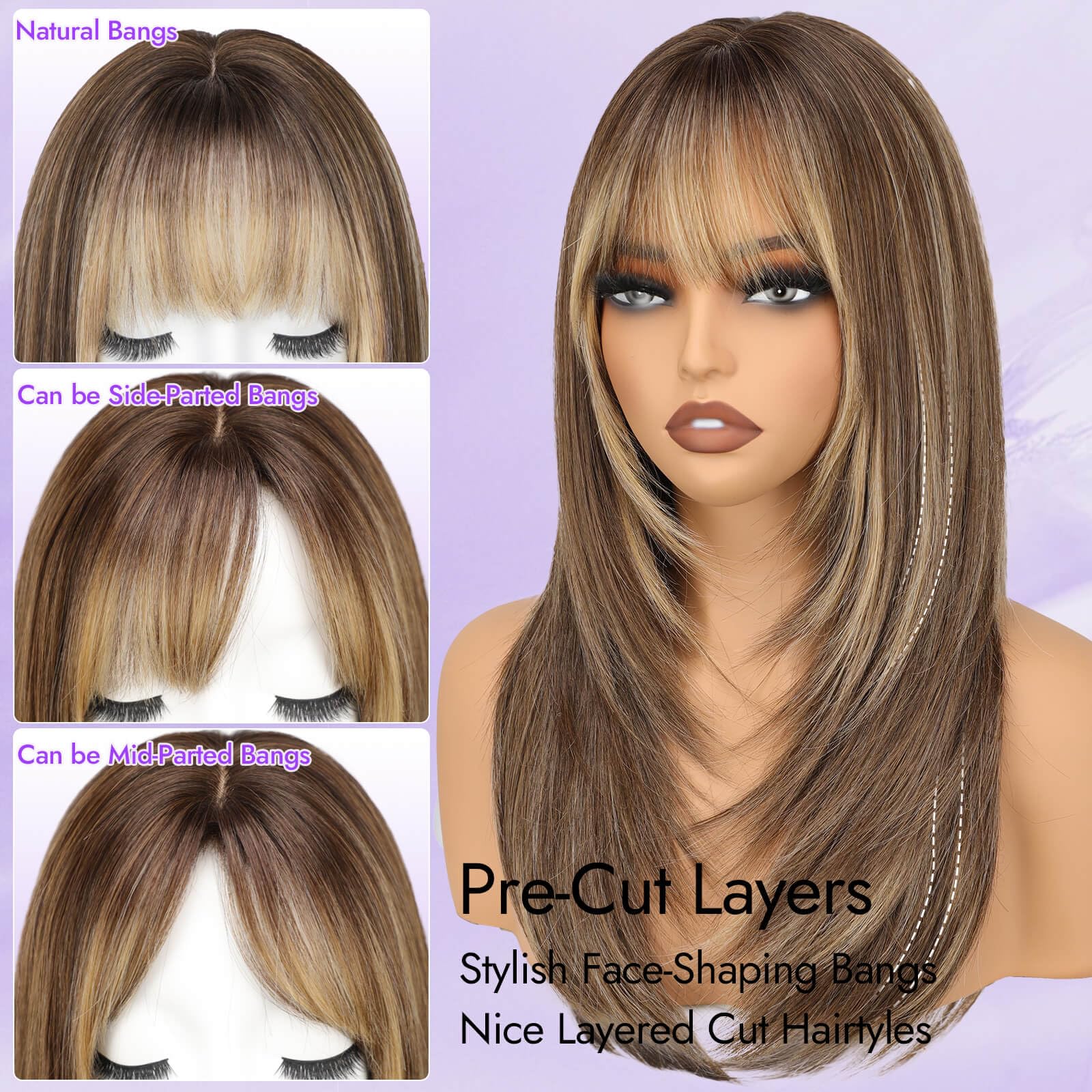Eawwii wig glueless lightweight cap for secure, scalp-friendly wear.