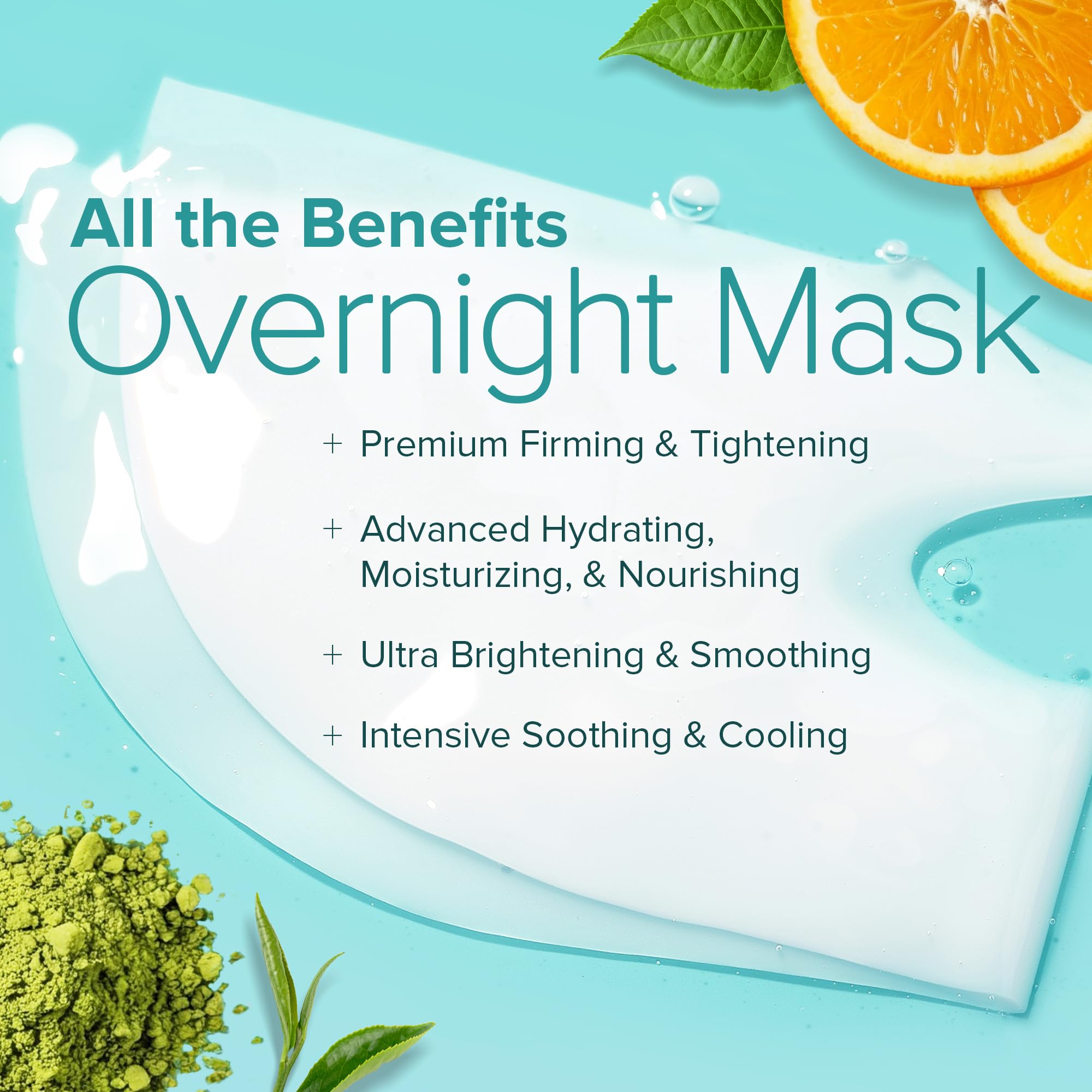 Face after mask removal reveals dewy, healthy glow