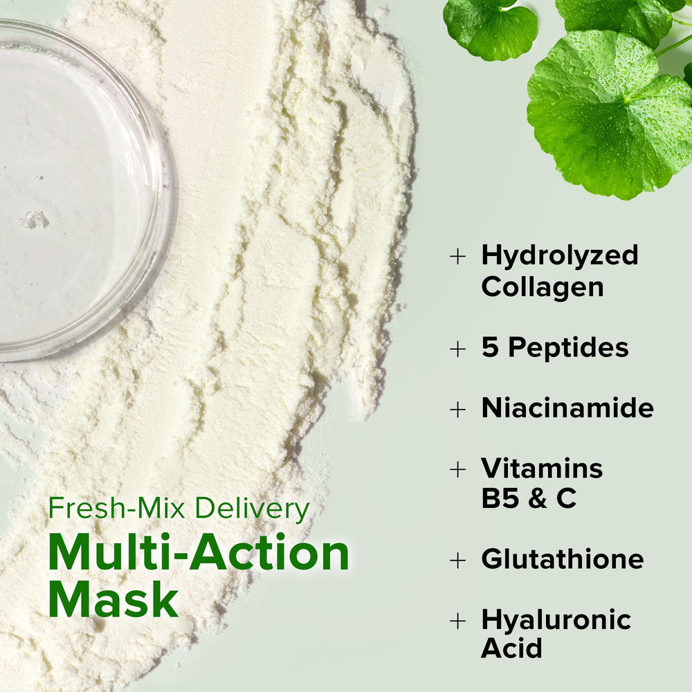 Ebanel mixing spatula helps prepare and blend the mask to the right texture.