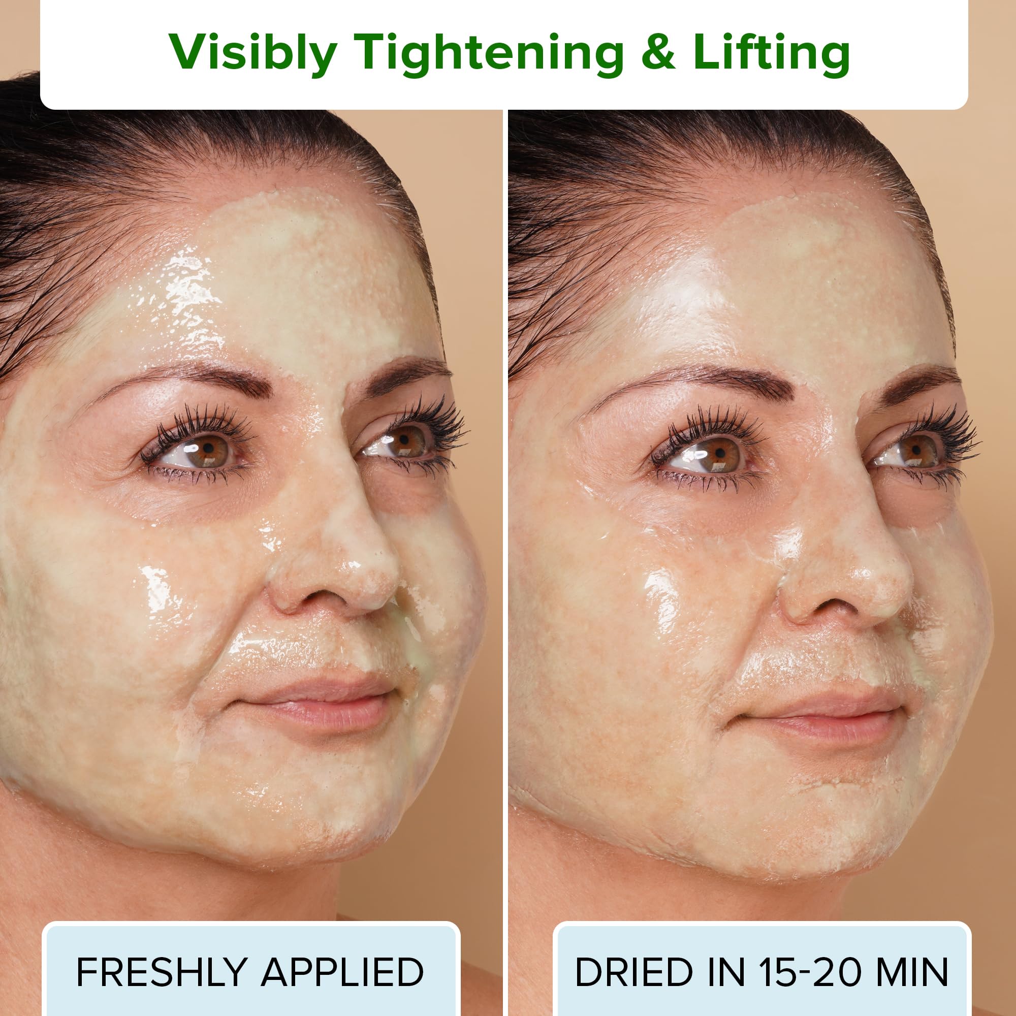 Ebanel marine spicules provide gentle surface refinement as you mask.